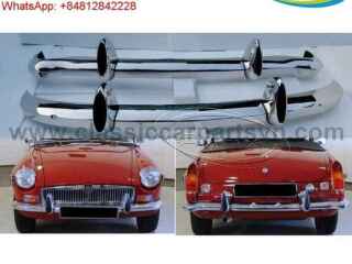 mgb-bumpers-with-rubber-on-over-riders