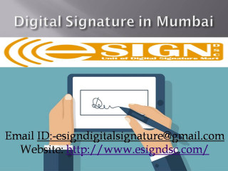 Digital Signature in Mumbai